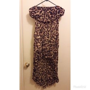 Women's High-low Strapless Dress